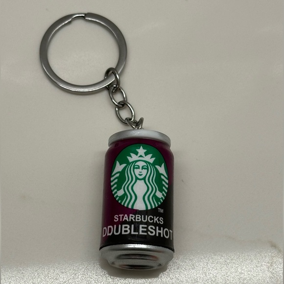 Starbucks Doubleshot Keychain - Purple and Silver - Picture 5 of 7
